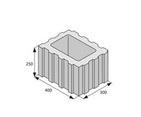 BEST KASKADA II výška 250mm přírodní STANDARD mezerovitá